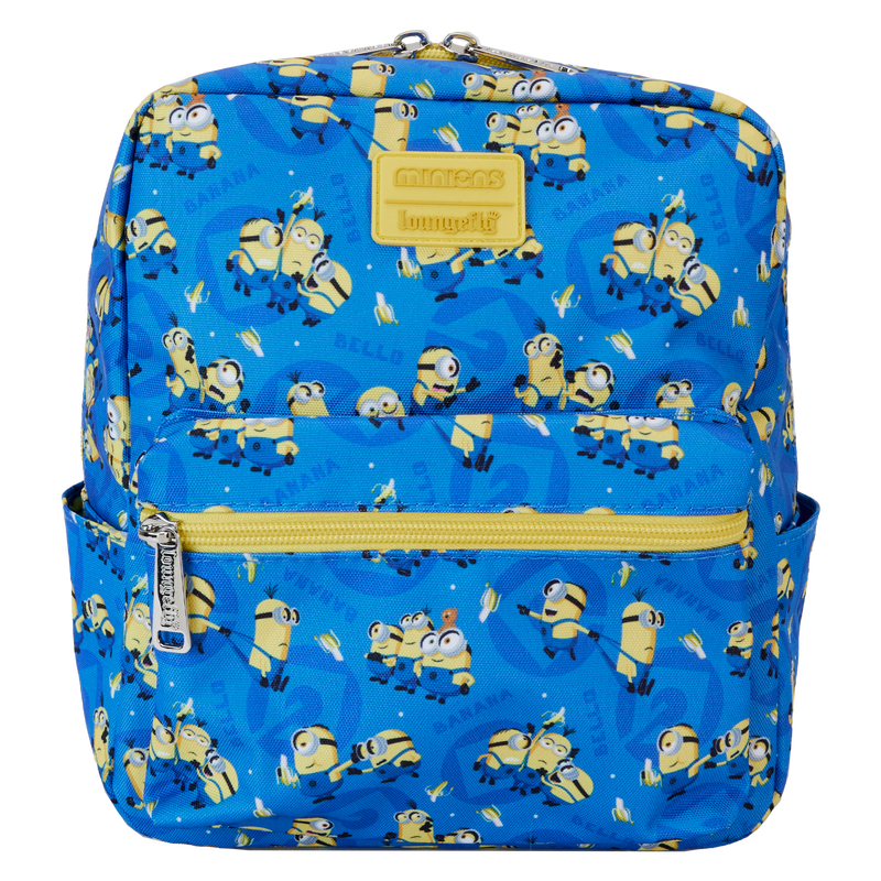 Despicable Me Minions All-Over Print Nylon Square Mini Backpack