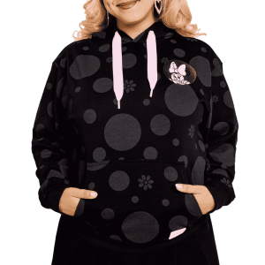 Minnie Mouse Floral Rock The Dots Unisex Hoodie