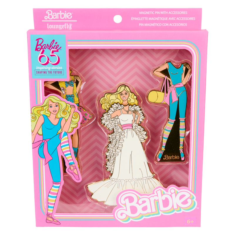 Barbie&trade; 65th Anniversary Paper Doll Magnetic Pin Set