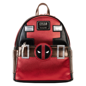 Marvel Metallic Deadpool Cosplay Mini Backpack