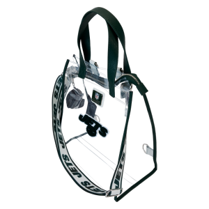 NFL New York Jets Clear Convertible Backpack & Tote Crossbody Stadium Bag