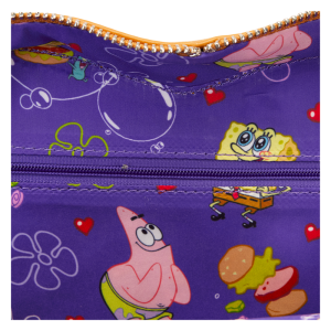 SpongeBob SquarePants Krabby Patty Plush Heart Figural Crossbody Bag