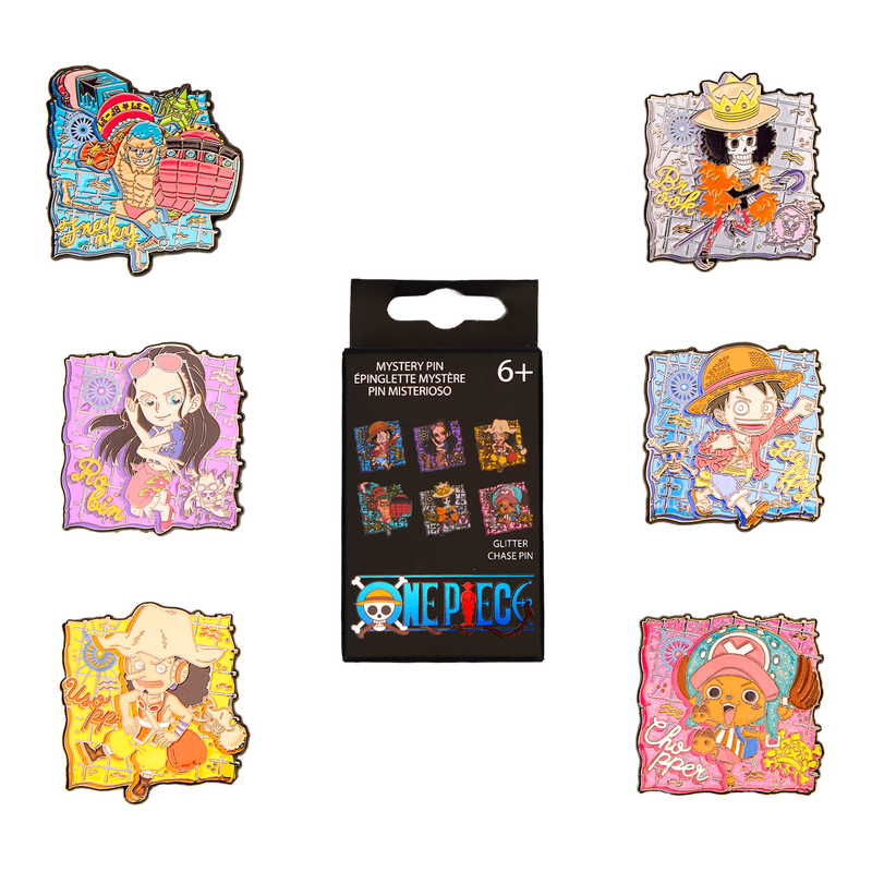 One Piece Map Mystery Box Pin