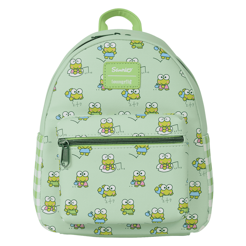 Sanrio Exclusive Keroppi Gingham Mini Backpack
