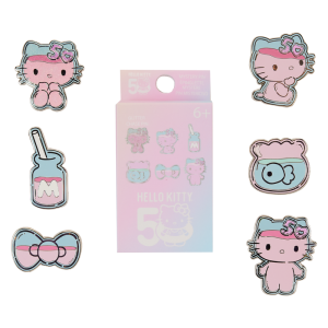 Sanrio Hello Kitty 50th Anniversary Clear & Cute Mystery Box Pin