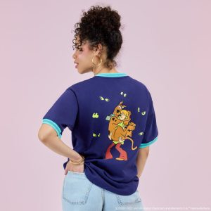 Scooby-Doo&trade; & Shaggy Glow Unisex Ringer Tee