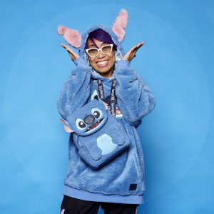 Stitch Plush Sherpa Cosplay Mini Backpack