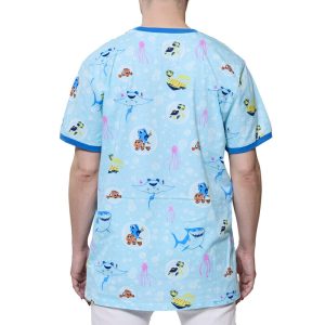 Finding Nemo 20th Anniversary Bubbles All-Over Print Unisex Ringer Tee&nbsp;