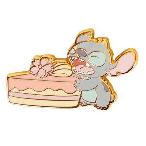 Stitch & Angel Cherry Blossom Mystery Box Pin