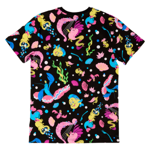 The Little Mermaid 35th Anniversary Life is the Bubbles All-Over Print Unisex Tee