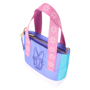 Daisy Duck 85th Anniversary Nylon Mini Tote Crossbody Bag