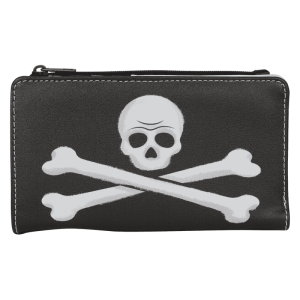 Peter Pan Exclusive Captain Hook Pirate Skull Flap Wallet